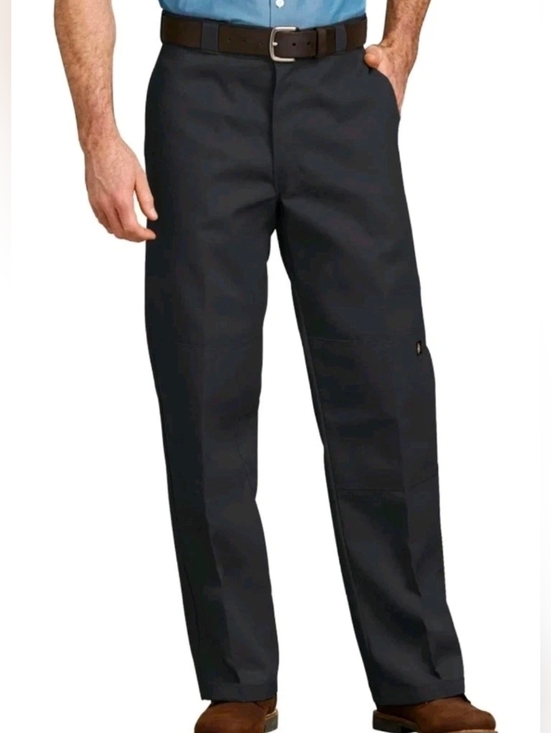 Dickies Other - NEW Dickies Men's Double Knee Work Pants Loose Fit Cell Phone Pocket Black 48x32